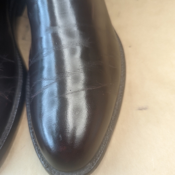 Lucchese Classics men's size 10.5B black cherry leather classic Western cowboy b - Picture 5 of 12